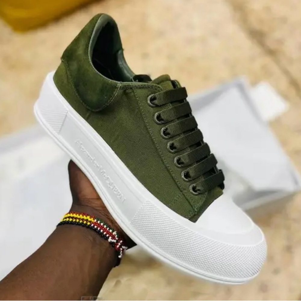 Alexander McQueen Forrest Green Sneakers